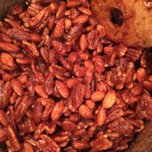 Stirring German Roasted Nuts