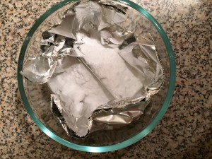 Aluminum Foil and Baking Soda for Ani's Natural Silver Cleaner